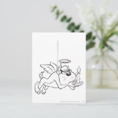 TAZ™ Angel-houder Briefkaart (Staand voorkant)