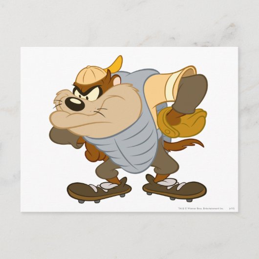 TAZ™ bij de Catcher's Mound Briefkaart (Voorkant)