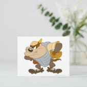 TAZ™ bij de Catcher's Mound Briefkaart (Staand voorkant)