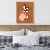 TAZ™ Crazy Smile Canvas Afdruk (Insitu (Slaapkamer))