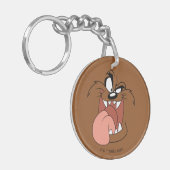 TAZ™ Crazy Smile Sleutelhanger (Voorkant Links)