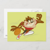 TAZ™ de Dribbling Cyclone Briefkaart (Voorkant / Achterkant)