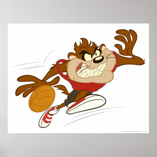 TAZ™ de Dribbling Cyclone Poster (Voorkant)