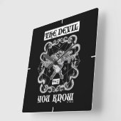 TAZ™ De duivel die je kent Vierkante Klok (Hoek)