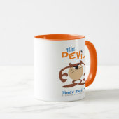 TAZ™ "De Duivel heeft me het laten doen" Mok (Voorkant rechts)