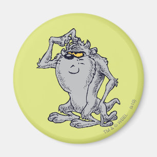 TAZ™ denkend artistiek ontwerp Magneet