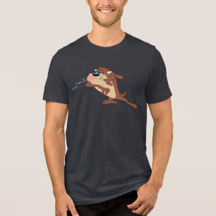 TAZ™ die zijn tong uitsteekt Tri-Blend Shirt