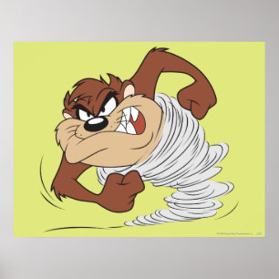 TAZ™ draait snel Poster