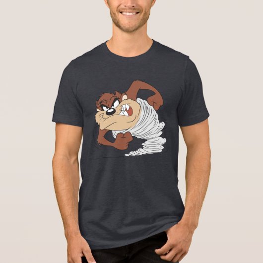 TAZ™ draait snel Tri-Blend Shirt (Voorkant)