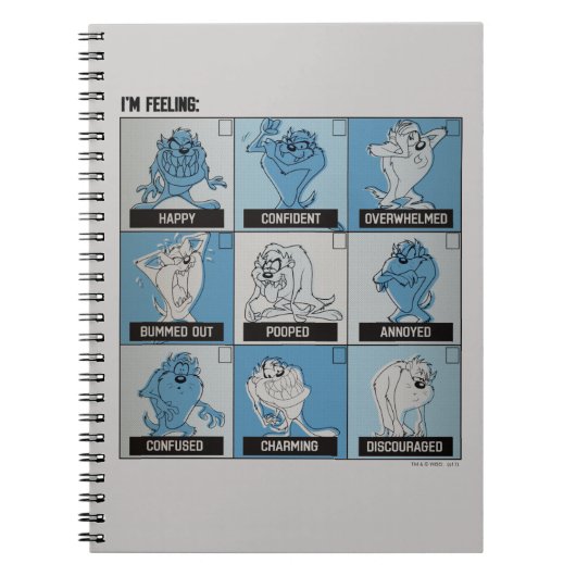 TAZ™ emotie-checkbox Notitieboek (Voorkant)