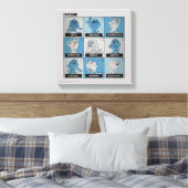 TAZ™ Emotion Checkbox Canvas Afdruk (Insitu (Slaapkamer))