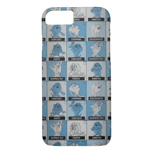 TAZ™ Emotion Checkbox Case-Mate iPhone Case (Achterkant)