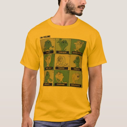 TAZ™ Emotion Checkbox T-shirt (Voorkant)