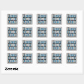 TAZ™ Emotion Checkbox Vierkante Sticker (Vel)