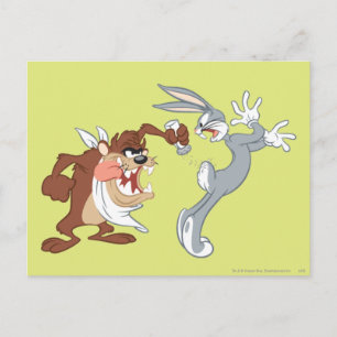 TAZ™ en BUGS BUNNY™ Briefkaart