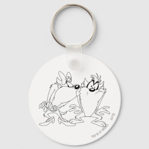 TAZ™ en meisje Sleutelhanger