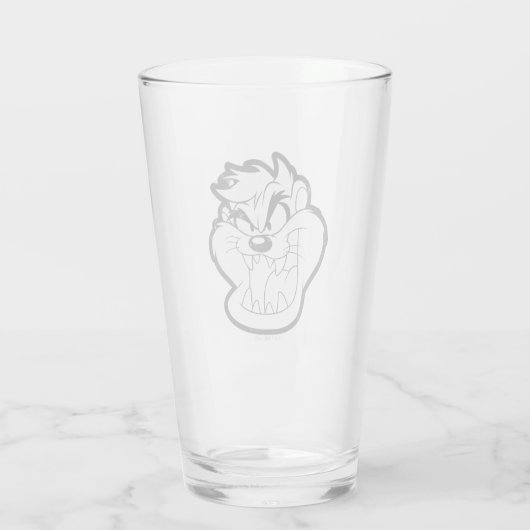 TAZ™ Evil Grin Badge Glas (Achterkant)