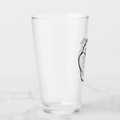 TAZ™ Evil Grin Badge Glas (Rechts)