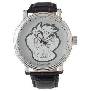 TAZ™ Evil Grin Badge Horloge