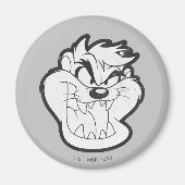 TAZ™ Evil Grin Badge Magneet (Voorkant)