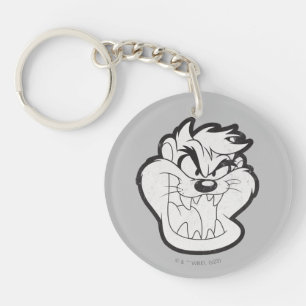 TAZ™ Evil Grin Badge Sleutelhanger