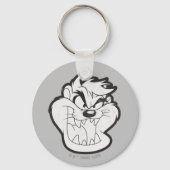 TAZ™ Evil Grin Badge Sleutelhanger (Voorkant)