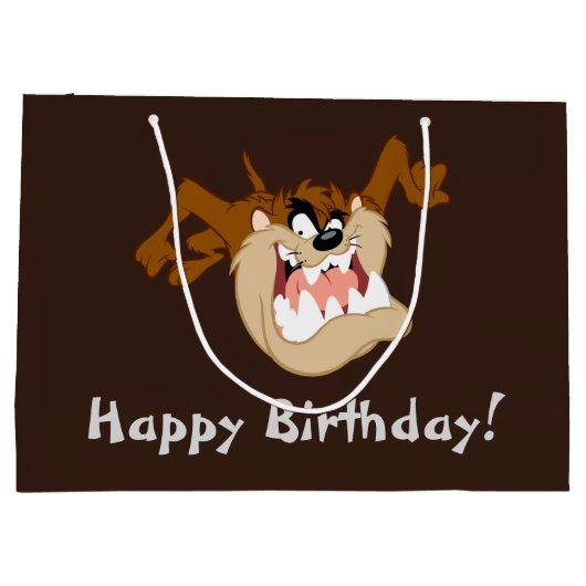 TAZ™ Evil Grin Large Cadeautasje (Achterkant)