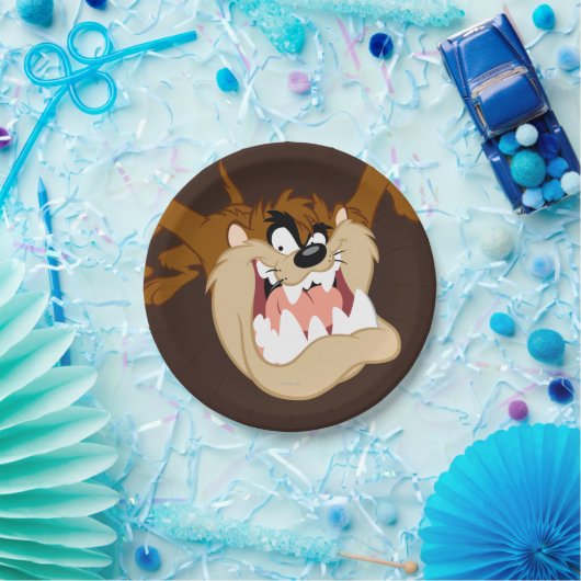 TAZ™ Evil Grin Papieren Bordje (Feest)