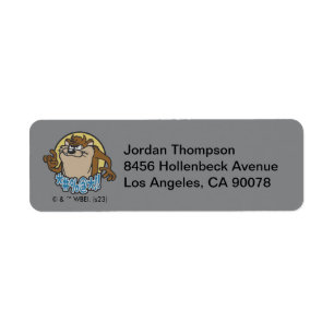 TAZ™ Expletive Circle Graphic Etiket