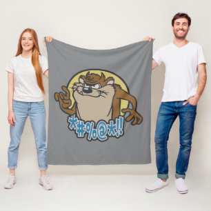 TAZ™ Expletive Circle Graphic Fleece Deken