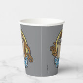 TAZ™ Expletive Circle Graphic Papieren Bekers (Rechts)