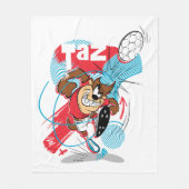 TAZ™ Headbutting Voetbal Fleece Deken (Voorkant)
