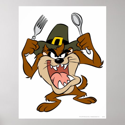TAZ™ Hongerig Poster (Voorkant)