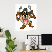 TAZ™ Hongerig Poster (Thuiskantoor)