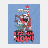 TAZ™ "IK CAROL NU!" FLEECE DEKEN (Voorkant)