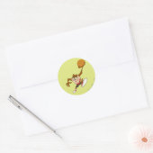 TAZ™ in uw gezicht Ronde Sticker (Envelop)