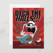 TAZ™ Kerstliedjes zingen Feestdagenkaart (Voorkant / Achterkant)