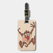 TAZ™ Leaping Bagagelabel (Voorkant verticaal)