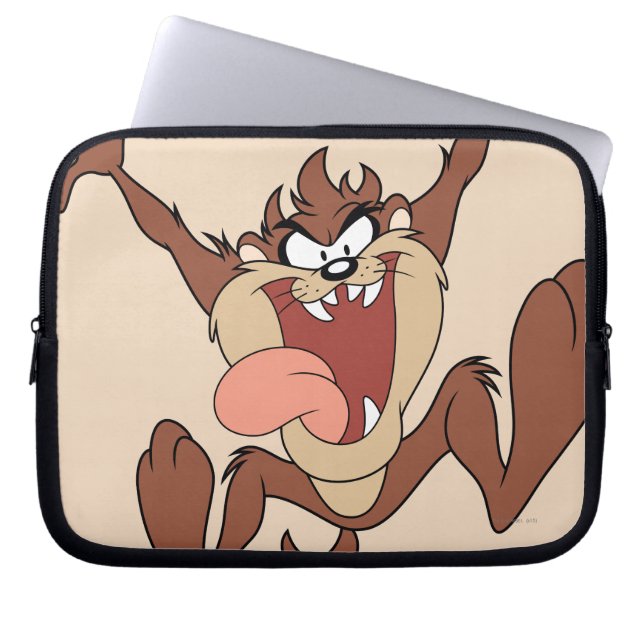 TAZ™ Leaping Laptop Sleeve (Voorkant)
