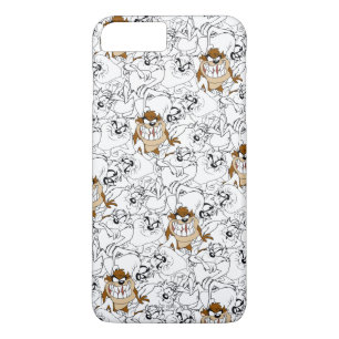 TAZ™ Line Art Color Pop Patroon iPhone 8 Plus / 7 Plus Hoesje