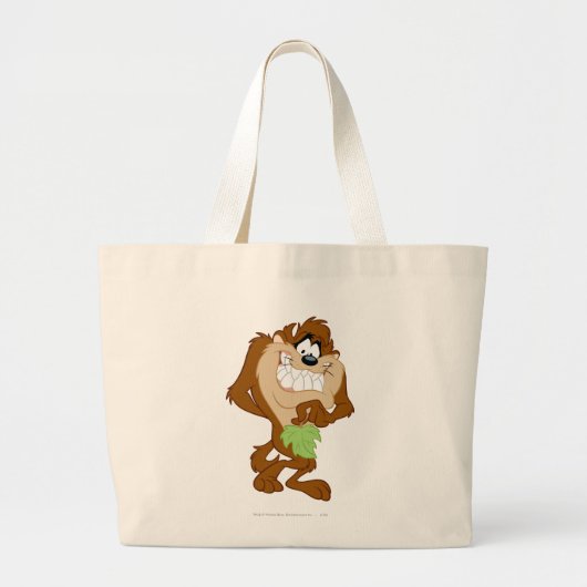 TAZ™ met blad Grote Tote Bag (Voorkant)