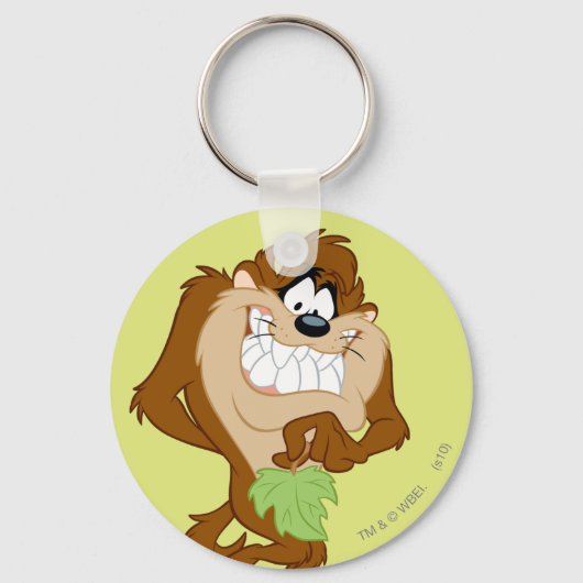 TAZ™ met blad Sleutelhanger (Voorkant)