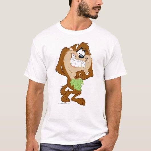 TAZ™ met blad T-shirt (Voorkant)