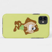 TAZ™ met een blad Case-Mate iPhone Case (Achterkant (horizontaal))