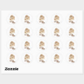 TAZ™ - Nerds Rule Ronde Sticker (Vel)