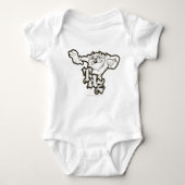 TAZ™ One Arm Stuff B/W Romper (Voorkant)