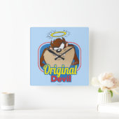 TAZ™ Original Devil Vierkante Klok (Huis)