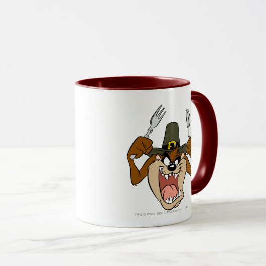 TAZ™ Pilgrim-Thanksgiving in kleur Mok (Voorkant rechts)