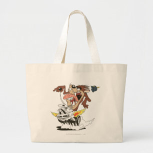 TAZ™ Razend rijden Grote Tote Bag