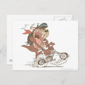 TAZ™ Slick Hog Briefkaart (Voorkant / Achterkant)